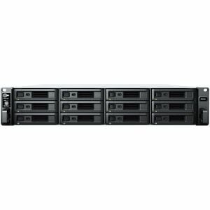 Synology RackStation RS2423+ 12 x Total Bays SAN/NAS Storage System - AMD Ryzen V1780B Quad-core (4 Core) 3.35 GHz - 8 GB 
