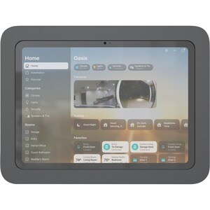 Heckler Design Wall Mount for Tablet, Network Adapter - Black Gray - Steel, Powder Coated Steel