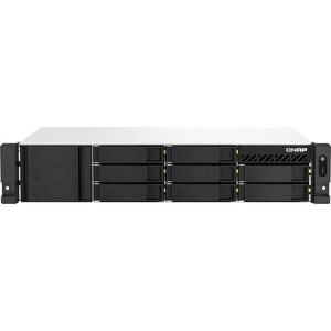 Système de stockage SAN/NAS QNAP TS-864EU-RP-8G - 8 x Total de compartiments - 4 Go Flash Memory Capacity - Intel Celeron 