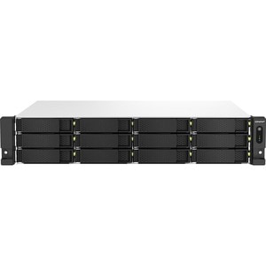QNAP TS-1264U-RP-8G 12 x Total Bays SAN/NAS Storage System - 4 GB Flash Memory Capacity - Intel Celeron N5095 Quad-core (4