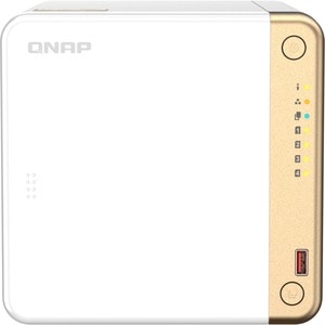 QNAP Turbo NAS TS-462-4G 4 x Total de compartimentos Sistema de armazenamento SAN/NAS - 4 GB Flash Memory Capacity Celeron