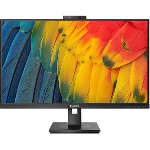 Philips 24B1U5301H 24" Class Webcam Full HD LCD Monitor - 16:9 - Textured Black - 23.8" Viewable - In-plane Switching (IPS