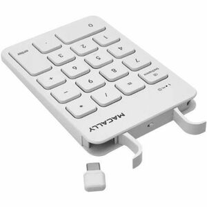Macally keypad - Wireless Connectivity - RF - 2.40 GHz - USB Type C Interface - 18 Key(s) - MacBook, Chromebook, Computer,