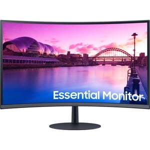 Samsung Essential S32C390EAE 32" Class Full HD Curved Screen LCD Monitor - 16:9 - Black, Dark Blue Gray - 32" Viewable - V