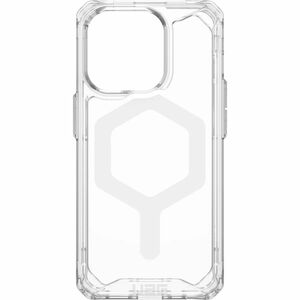 Urban Armor Gear Plyo Rugged Case for Apple iPhone 15 Pro Smartphone - Ice/White - Crystal Clear - Drop Resistant, Yellowi