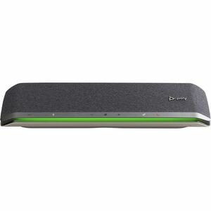 Poly Sync 60 Speakerphone - Wired/Wireless Bluetooth - 6 x Bi-directional Microphone(s) - 50 mm Speaker(s) - Silver