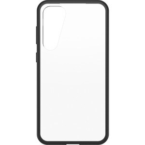 OtterBox React Case for Samsung Galaxy S23+ Smartphone - Black Crystal (Clear/Black) - Drop Resistant, Bacterial Resistant