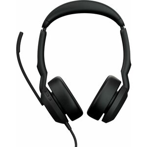 Jabra Evolve2 50 Wired On-ear Stereo Headset - Binaural - Supra-aural - 20 Hz to 20 kHz - 170 cm Cable - MEMS Technology, 