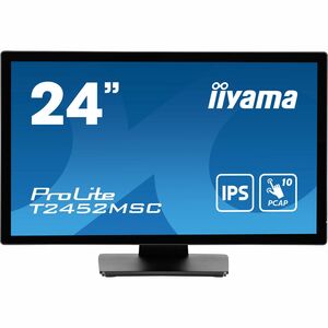 LCD Ecrans à affichages dynamiques iiyama ProLite T2452MSC-B1 604,52 mm Full HD - Tecnologie IPA (In-Plane Switching) - Éc