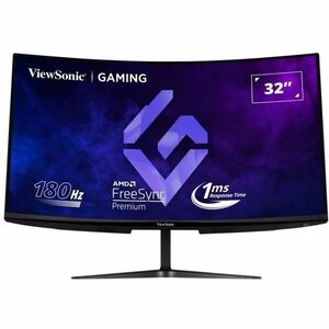 ViewSonic Entertainment VX3218C-2K 32" Class WQHD Curved Screen Gaming LED Monitor - 16:9 - Black - 80 cm (31.5") Viewable