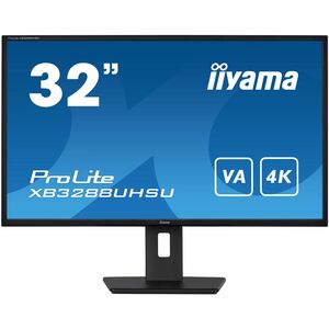 iiyama XB3288UHSU-B5 32 Zoll Class 4K UHD LED-Monitor - 16:9 Format - Mattschwarz - 80 cm (31,5 Zoll) Viewable - Vertical-