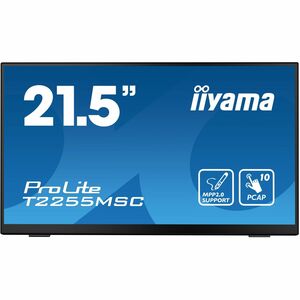 iiyama ProLite T2255MSC-B1 22 Zoll Klasse LED-Touchscreen-Monitor - 16:9 Format - 5 ms Reaktionszeit - 54,6 cm (21,5 Zoll)