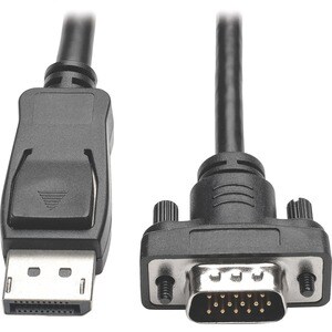 Tripp Lite series P581-010-VGA-V2 3,05 m DisplayPort/VGA Videokabel - TAA-konform - Cable for Videogerät, Projektor, TV, G