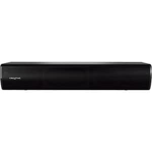 Creative Stage Air V2 2.0 Portable Bluetooth Sound Bar Speaker - 10 W RMS - Black - Desktop - 80 Hz to 20 kHz - Battery Re