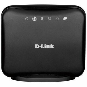D-Link DWR-111 Wi-Fi 4 IEEE 802.11a/b/g/n Cellular Wireless Router - 3G - HSPA+, HSUPA - 18.75 MB/s Wireless Speed - 1 x N