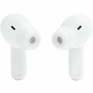 JBL Tune Beam True Wireless Earbud Stereo Earset - White - Binaural - In-ear - Bluetooth - Noise Canceling - USB Type C