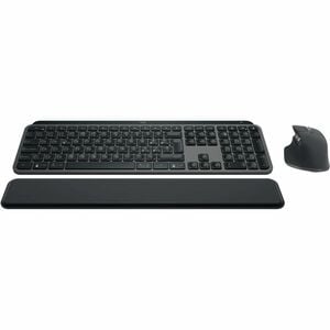 Logitech MX Keys S Combo Keyboard & Mouse - QWERTY - Spanish - USB Membrane/Scissor Wireless Bluetooth Keyboard - Keyboard
