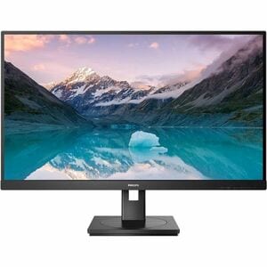 Philips 275S9JML 27" Class WQHD - 16:9 - preto texturizado - 68.6 cm (27") Viewable - Alinhamento vertical (VA) - WLED Bac