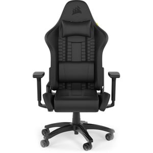 Sillón de Juego Corsair TC100 - Espuma de memoria, Acero, Nilón - Negro
