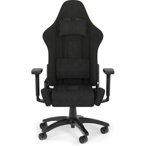 Sillón de Juego Corsair TC100 - Material/Tejido, Espuma de memoria, Acero, Nilón - Negro