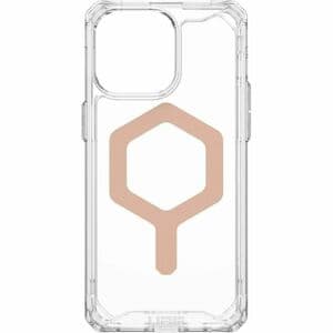 Urban Armor Gear Plyo Rugged Case for Apple iPhone 15 Pro Max Smartphone - Ice/Rose Gold - Crystal Clear - Drop Resistant,