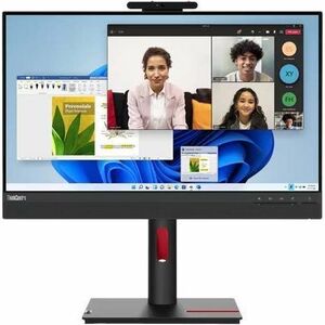 Lenovo ThinkCentre Tiny-In-One 24 Gen 5 24 Zoll Class LED-Touchscreen-Monitor - 16:9 Format - 4 ms Reaktionszeit - Webcam 
