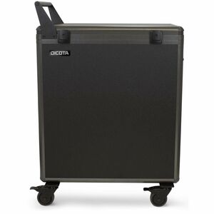 Dicota Laptop/Tablet-Ladewagen - 4 Rollen - Aluminium - 865 mm Länge x 363 mm Breite x 633 mm Tiefe - Silber - 35,6 cm (14