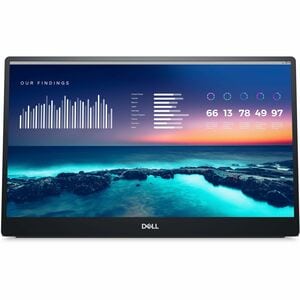 Dell P1424H 14" Class Full HD LED Monitor - 16:9 - Black - 35.6 cm (14") Viewable - In-plane Switching (IPS) Technology - 