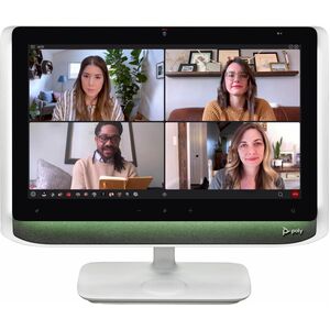 Poly Studio P P21 22" Class Webcam Full HD LCD Monitor - 16:9 - 21.5" Viewable - LED Backlight - 1920 x 1080 - 16.7 Millio