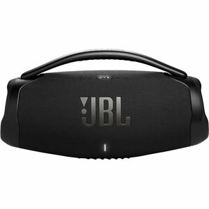 JBL Boombox 3 Portable Bluetooth Speaker System - 80 W RMS - Alexa Supported - Black - 40 Hz to 20 kHz - Dolby Atmos - Wir