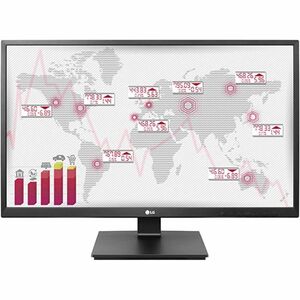 LG 27BK55YP-W 27" (68.6 cm) Class Full HD LED Monitor - 16:9 - Textured Black - 27" (68.6 cm) Viewable - In-plane Switchin