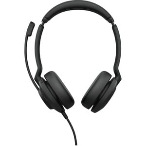 Jabra Evolve2 30 Wired On-ear Stereo Headset - Black - Binaural - Ear-cup - 20 Hz to 20 kHz - 150 cm Cable - MEMS Technolo