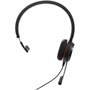 Jabra EVOLVE 20SE MS Mono Wired Over-the-head Mono Headset - Black - Monaural - Supra-aural - 32 Ohm - 150 Hz to 7 kHz - N