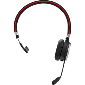 Jabra Evolve 65 Wireless Over-the-head Mono Headset - Black - Binaural - 3000 cm - Bluetooth - Noise Cancelling Microphone