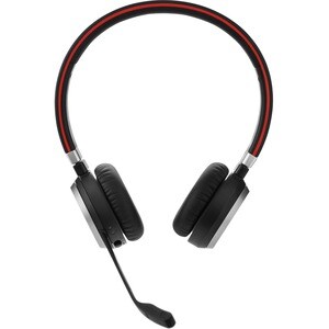 Jabra Evolve 65 Wireless Over-the-head Stereo Headset - Black - Binaural - Ear-cup - 3000 cm - Bluetooth - Noise Cancellin