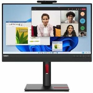 Monitor LED Lenovo ThinkCentre Tiny-In-One 24 Gen 5 24.0" (61.0cm) Clase Cámara Web Full HD - 16:9 - Negro - 23.8" (60.5cm