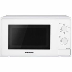 Panasonic NN-K10JWMEPG Single Microwave Oven - White - Grilling, Microwave, Toasting - 5 Power Levels - 800 W Microwave Po