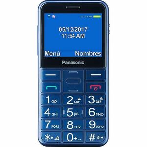 Panasonic KX-TU155 Feature Phone - 6.1 cm (2.4") TFT LCD 240 x 320 - 64 MB RAM - 2G - Blue - Bar - 2 SIM Support - SIM-fre