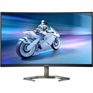 Philips Evnia 32M1C5200W 32" Class Full HD Ecrã curvo Monitor LED para jogos - 16:9 - preto texturizado, Prata - 80 cm (31