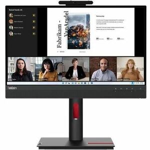 Lenovo ThinkCentre Tiny-In-One 22 Gen 5 22 Zoll Class LED-Touchscreen-Monitor - 16:9 Format - 4 ms Reaktionszeit - Webcam 
