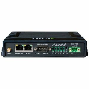 Digi IX20 Wi-Fi 5 IEEE 802.11a/b/g/n/ac 2 SIM Cellular, Ethernet Modem/Wireless Router - 4G - LTE Advanced, LTE Cat 7, LTE