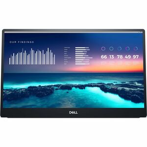 Monitor LED Dell P1424H 14.0" (35.6cm) Class Full HD - 16:9 - Gris - 14" (35.6cm) Viewable - Tecnología conmutación en el 