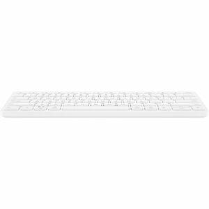 HP 350 Rugged Keyboard - Wireless Connectivity - Belgian - AZERTY Layout - White - Bluetooth - 5.2 Audio, Emoji, Screensho