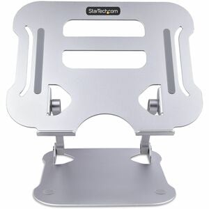 StarTech.com Height Adjustable Notebook Stand - 9.98 kg Load Capacity - 11.9 cm Height x 22.6 cm Width - Silver Anodized -