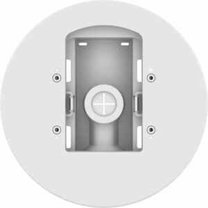 Hanwha Pole Mount for Camera - White - Aluminum, Plastic