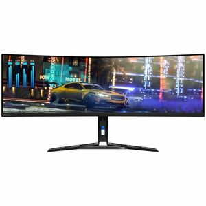 Lenovo Legion R45w-30 45" Class Dual Quad HD (DQHD) Curved Screen Gaming LED Monitor - 32:9 - Black - 44.5" Viewable - Ver