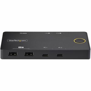 StarTech.com KVM Switchbox - 2 Computer(s) - 1 Local User(s) - 4K - 4096 x 2160 - 6 x USB - USB 2.0 - 1 x HDMI