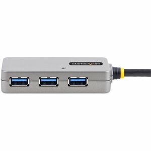 StarTech.com USB Hub - USB 3.2 (Gen 1) Type A - Silver Black - 4 Total USB Port(s)