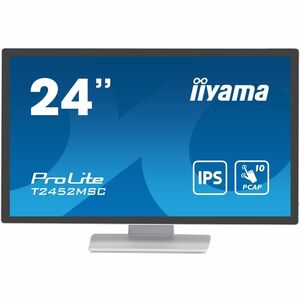 iiyama ProLite T2452MSC-W1 24 Zoll Class LCD-Touchscreen-Monitor - 16:9 Format - 14 ms Reaktionszeit - 60,5 cm (23,8 Zoll)