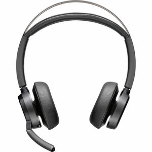 Poly Voyager Focus 2 Wired/Wireless On-ear, Over-the-head Stereo Headset - Black - Microsoft Teams Certification - Siri, G